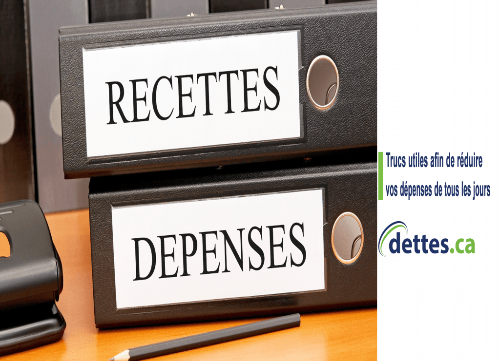 Trucs utiles afin de réduire vos dépenses de tous les jours par www.dettes.ca