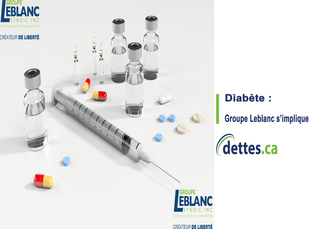Diabète: Groupe Leblanc s'implique par www.dettes.ca